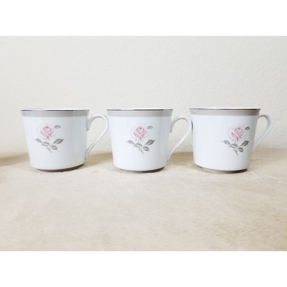 Bristol Tea Cup Spring Memory Fine China Japan Vintage Collectible Set of 6 - Picture 6 of 12